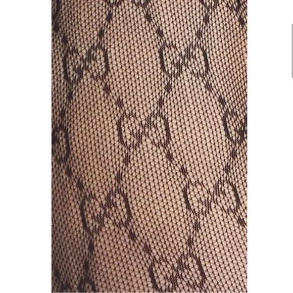 Gucci Black interlocking GG tights - Picture 4 of 8